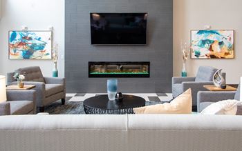 Media Lounge at The Edison at Avonlea, Lakeville Minnesota